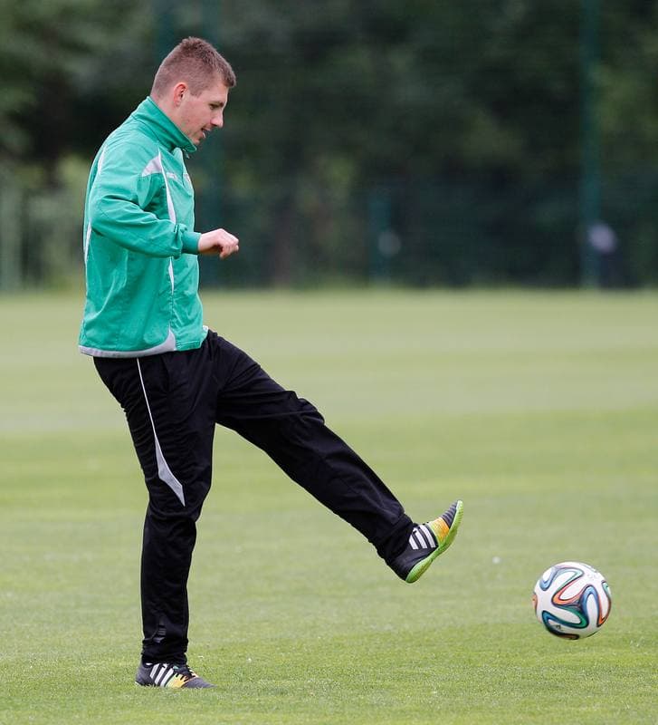 Football. GKS Katowice. Training. 28.05.2015