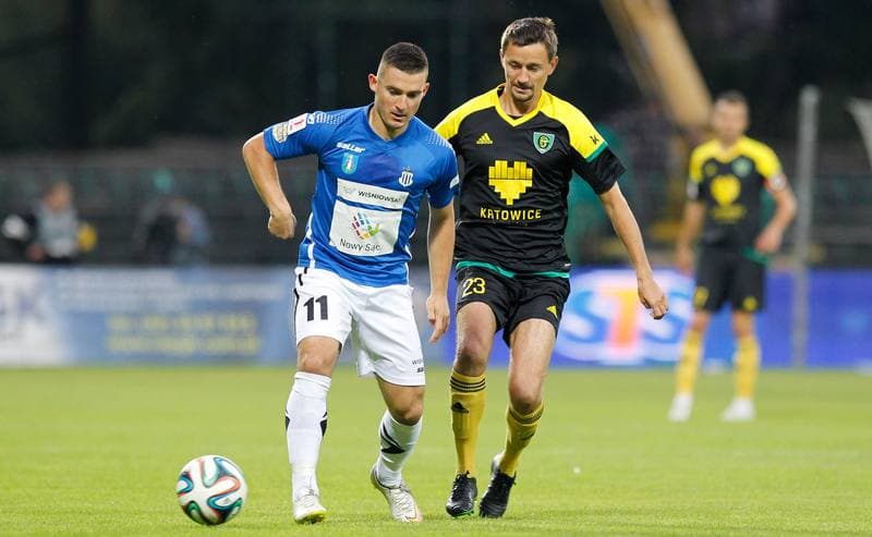 Football. I Liga. GKS Katowice - Sandecja Nowy Sacz. 11.09.2015