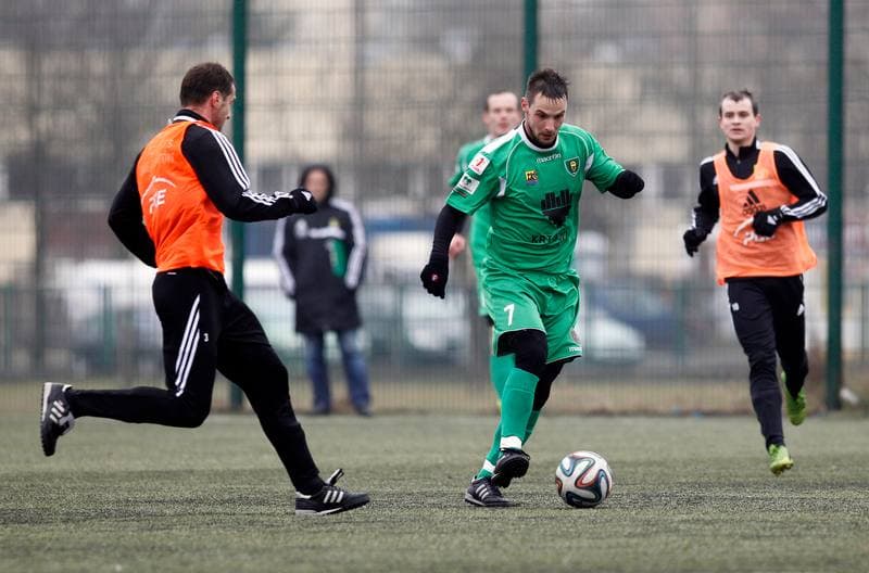 Football. Polish First League. GKS Belchatow - GKS Katowice. 05.09.2015