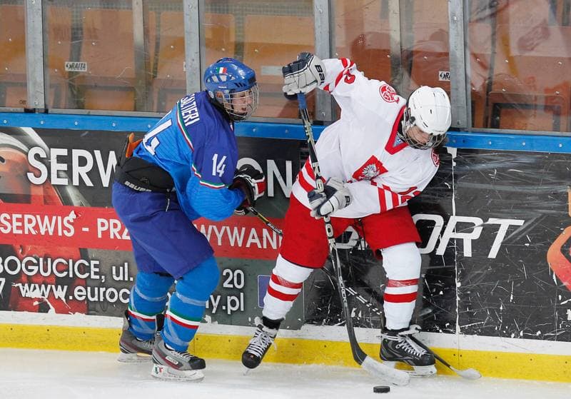 Ice Hockey. U18 Women's World Championship Division I. Poland - Italy. 19.01.2015