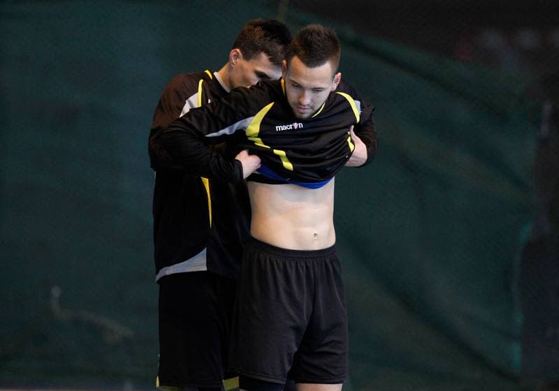 Football. GKS Katowice. Training. 28.05.2015