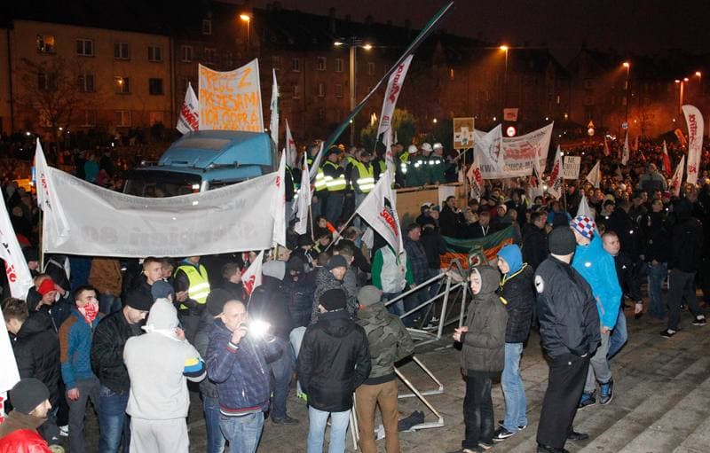 Manifestacja w Obronie Kopaln. Zabrze. 17.01.2015