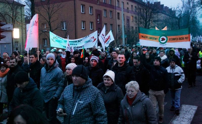 Manifestacja w Obronie Kopaln. Zabrze. 17.01.2015
