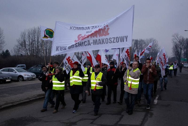 Manifestacja w Obronie Kopaln. Zabrze. 17.01.2015