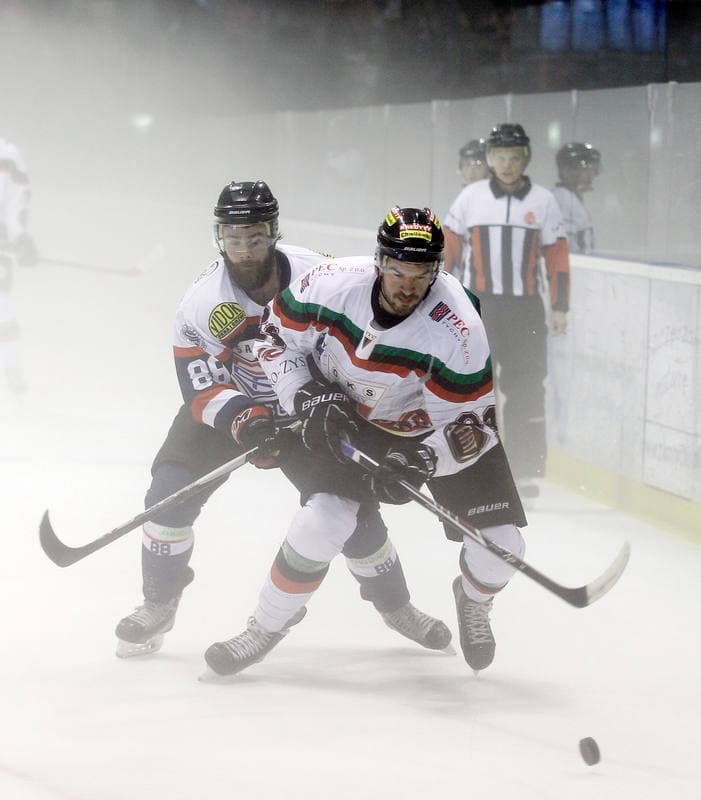 Ice Hockey. Polska Hokej Liga. GKS Tychy - Ciarko STS Sanok. 15.09.2015