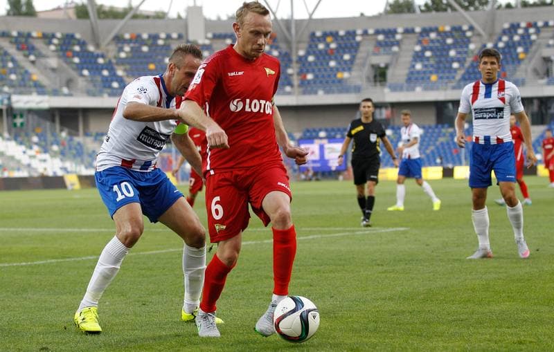 Football. PKO BP Ekstraklasa. Podbeskidzie Bielsko Biala - Lechia Gdansk. 28.08.2015