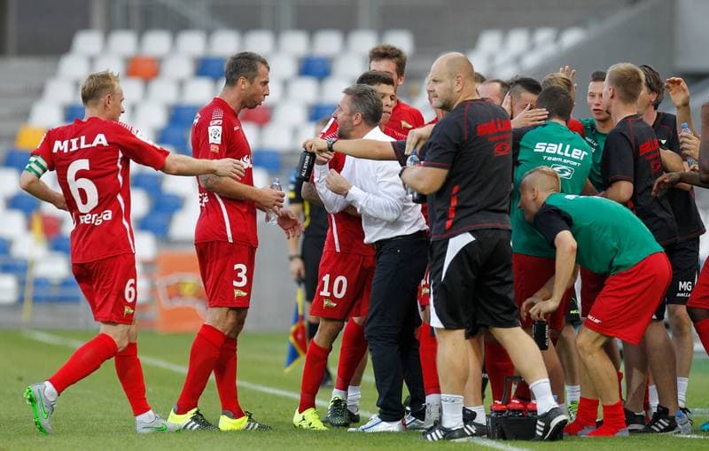 Football. PKO BP Ekstraklasa. Podbeskidzie Bielsko Biala - Lechia Gdansk. 28.08.2015