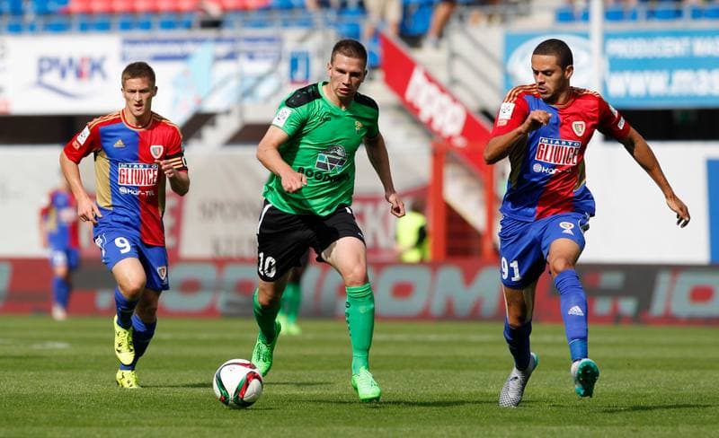 Football. PKO BP Ekstraklasa. Piast Gliwice - Gornik Leczna. 29.08.2015