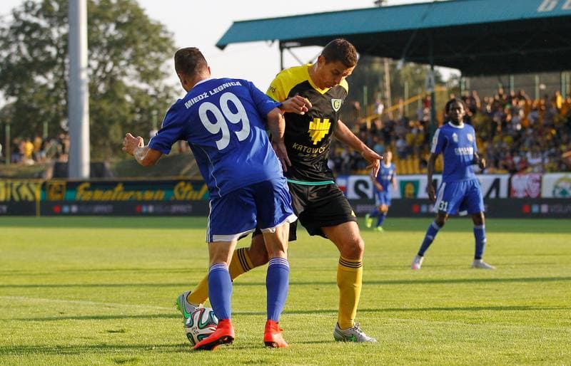 Football. Polish First League. GKS Katowice - Miedz Legnica. 30.08.2015