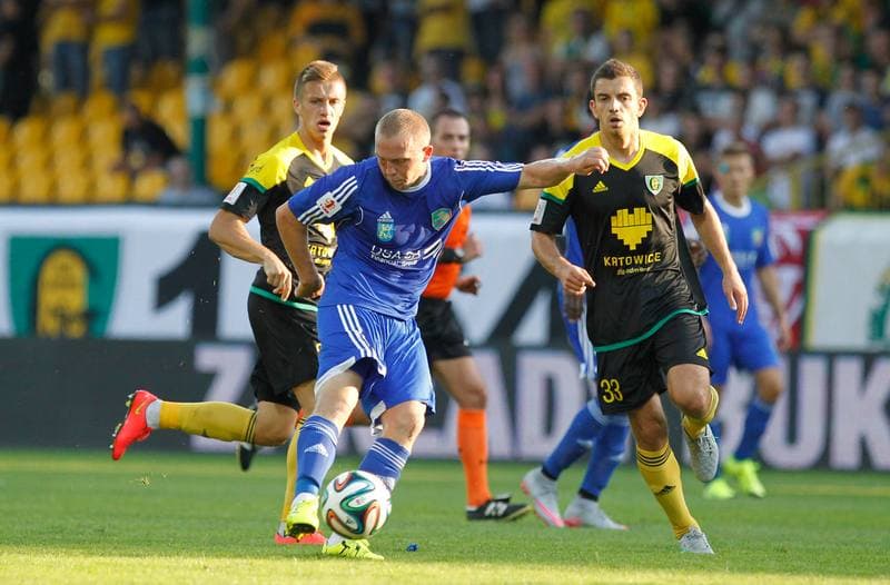 Football. Polish First League. GKS Katowice - Miedz Legnica. 30.08.2015
