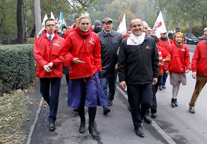 Manifestacja przed KWK Pokoj. Ruda Slaska. 13.10.2015