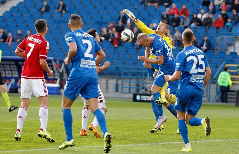Football. PKO BP Ekstraklasa. Wisla Krakow - Termalica Bruk-Bet Nieciecza. 18.10.2015