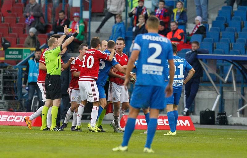 Football. PKO BP Ekstraklasa. Wisla Krakow - Termalica Bruk-Bet Nieciecza. 18.10.2015