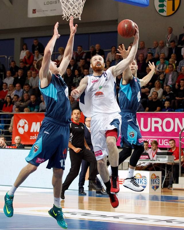 Basketball. Tauron Basket Liga. MKS Dabrowa Gornicza - Polski Cukier Torun. 18.10.2015