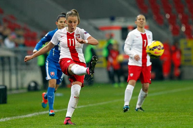 Football. Women's European Championship Qualifiers. Poland - Slovakia. 22.10.2015
