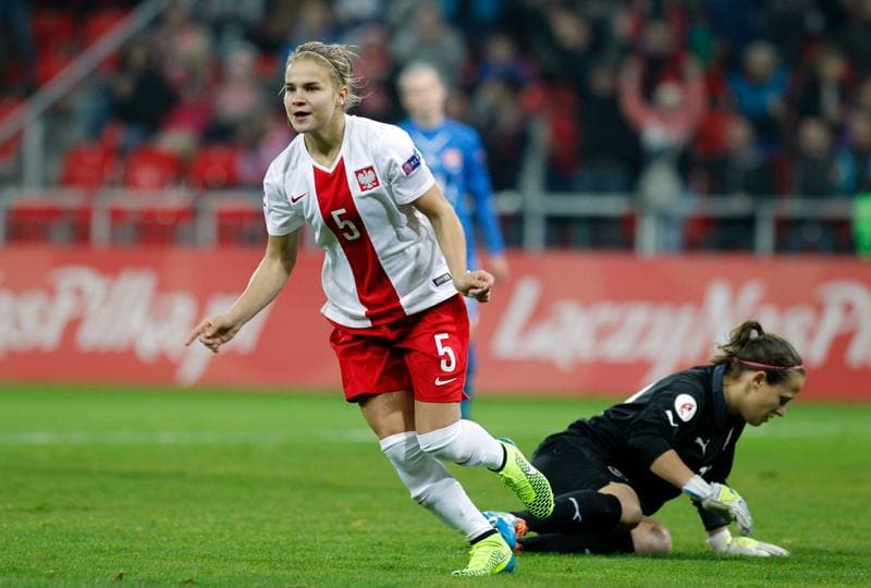 Football. Women's European Championship Qualifiers. Poland - Slovakia. 22.10.2015