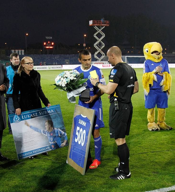 Football. PKO BP Ekstraklasa. Ruch Chorzow - Slask Wroclaw. 23.10.2015