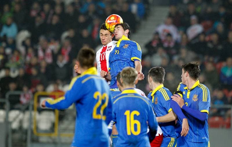 Football. International Friendly. Poland U21 - Ukraine U20. 16.11.2015