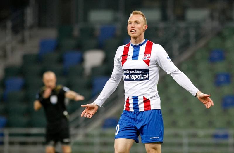 Football. PKO BP Ekstraklasa. Podbeskidzie Bielsko Biala - Zaglebie Lubin. 22.11.2015