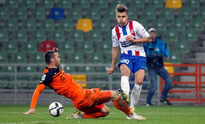 Football. PKO BP Ekstraklasa. Podbeskidzie Bielsko Biala - Zaglebie Lubin. 22.11.2015