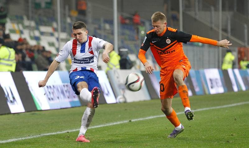 Football. PKO BP Ekstraklasa. Podbeskidzie Bielsko Biala - Zaglebie Lubin. 22.11.2015