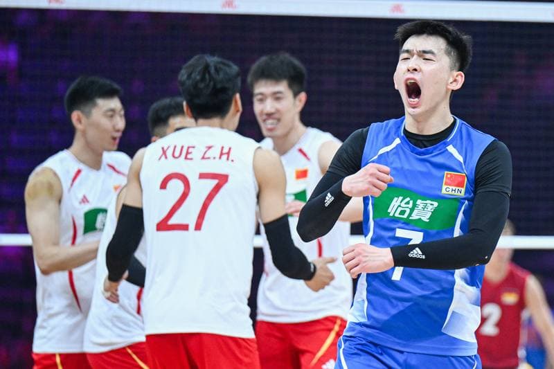 Volleyball. Men's Volleyball Nations League. China - Germany. 28.06.2026