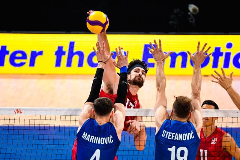Volleyball. FIVB Volleyball Nations League. Serbia - United States of America. 28.06.2026